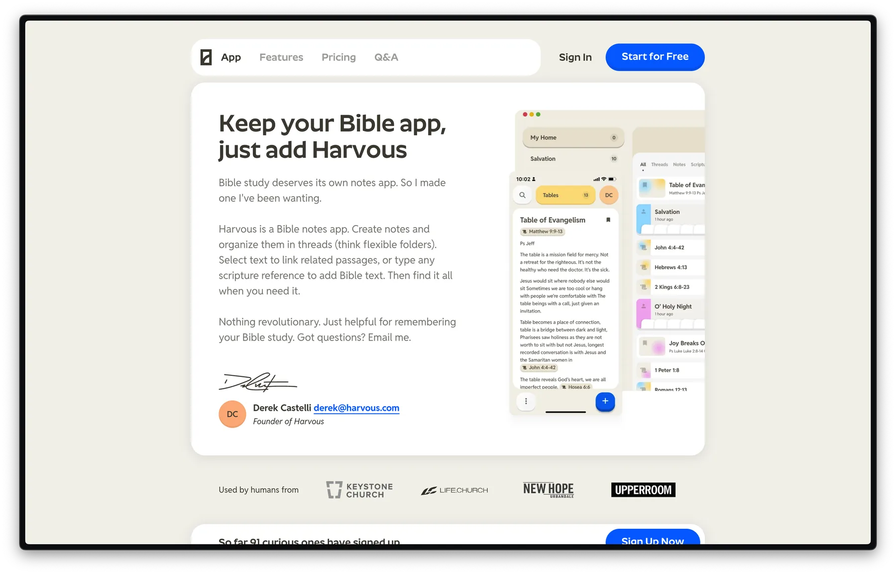 Harvous.com earlier version